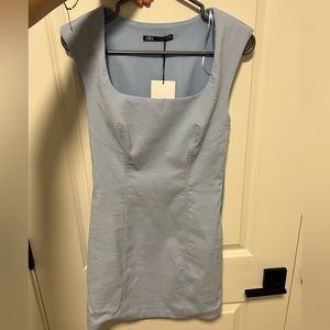 ZARA BABY BLUE TIGHT DRESS